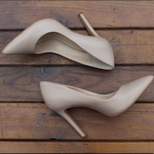 Vince Camuto Savilla leather Pumps | Nude | 7.5